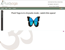 Tablet Screenshot of fluid-yoga.co.uk